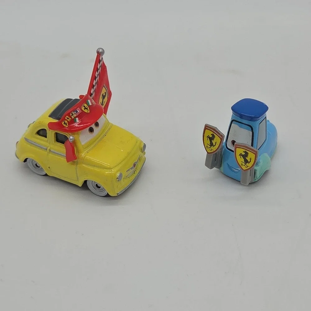 Lot 12 Disney Pixar Cars Diecast F430 Scruggs New Mater Sarge Luigi Guido Wingo